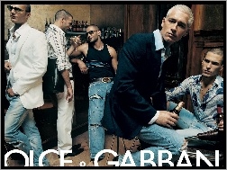 mężczyźni, marynarka, bar, jeans, Dolce And Gabbana, spodnie